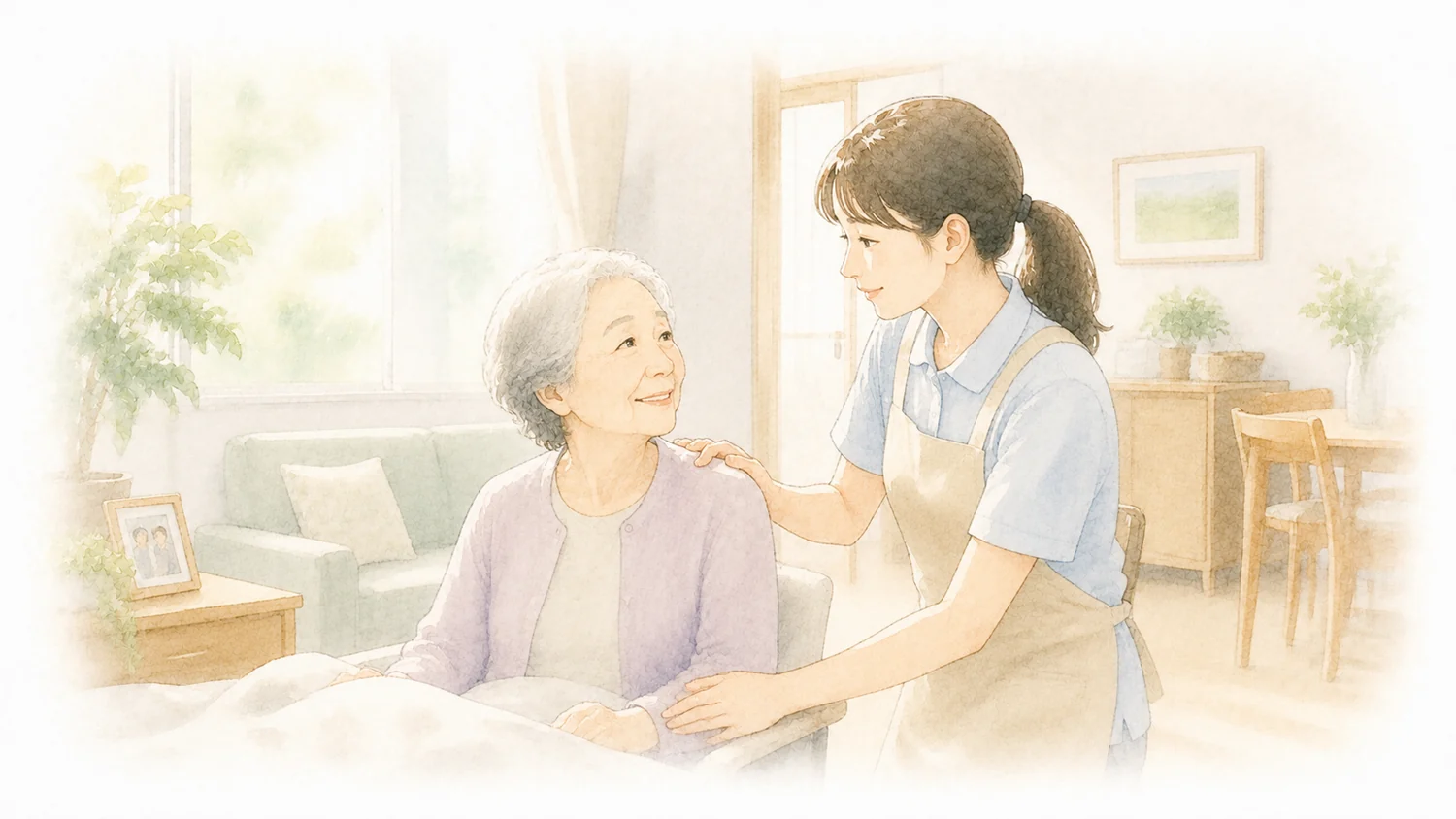 介護を支えるイラスト
