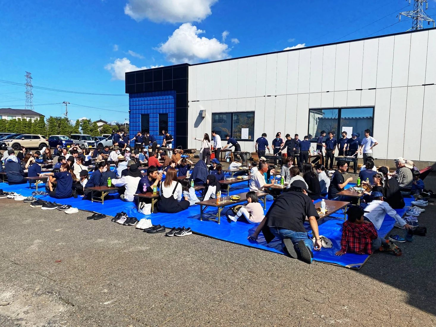 家族懇親会のBBQ